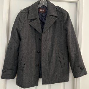 Michael Kors Men's Grey Gray Peacoat - Size S